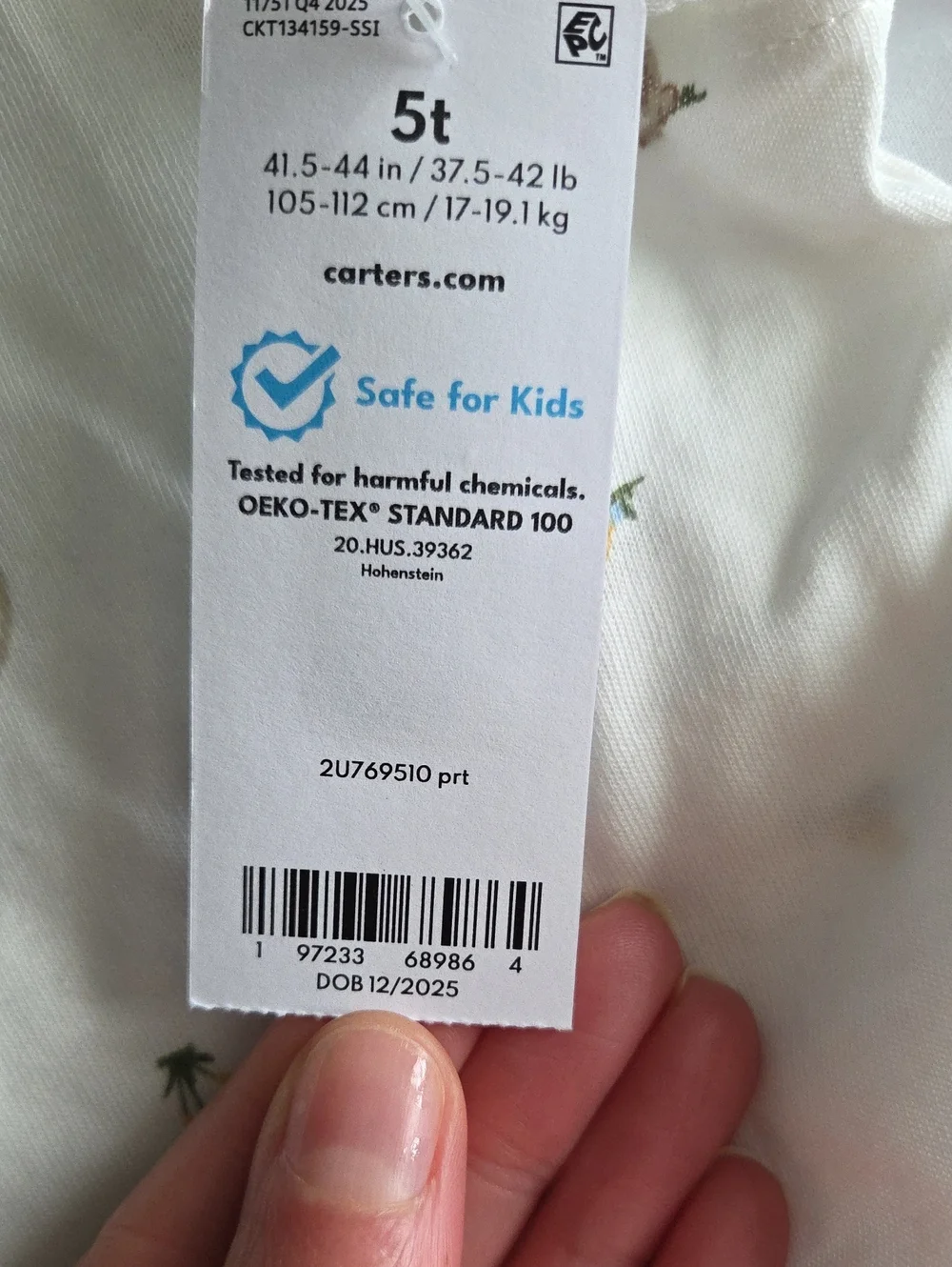 Carters brand new